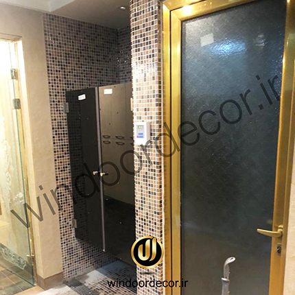 ابعاد حمام شیشه ای