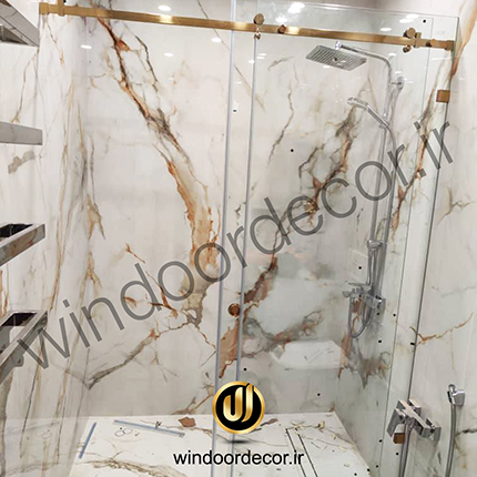 نمونه حمام شیشه ای