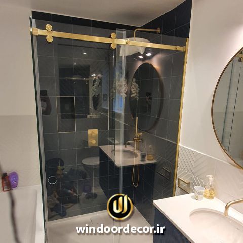 نمونه حمام شیشه ای