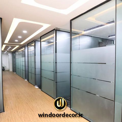 درب پارتیشن شیشه ای