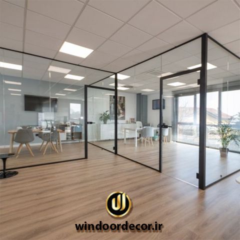 پارتیشن چوب و شیشه