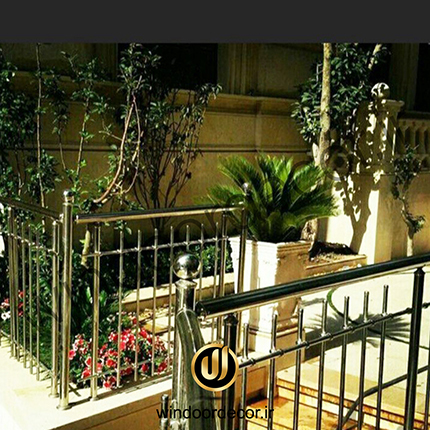  نرده استیل حیاط